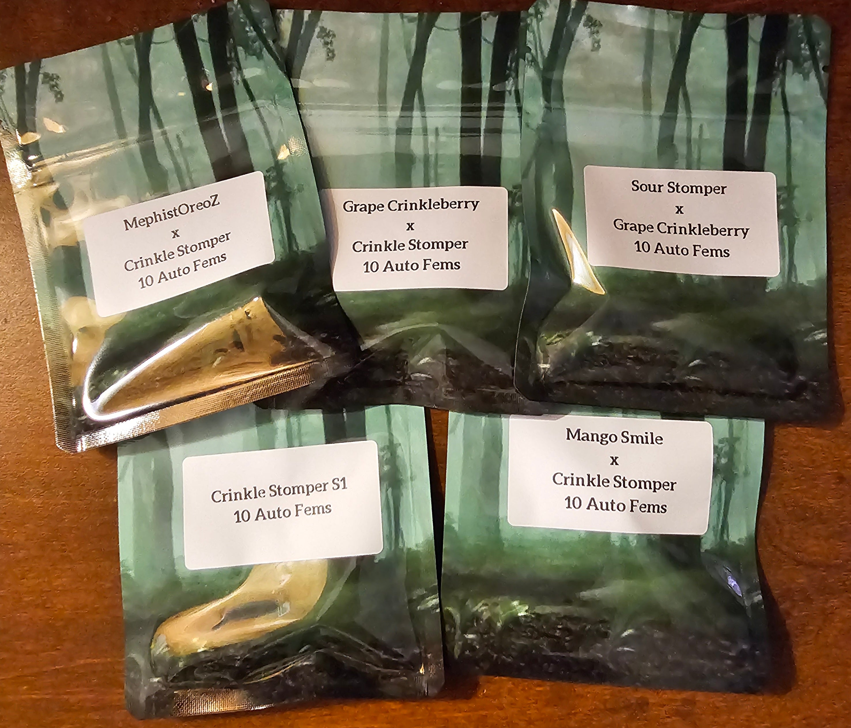 Crinkle Stomper Auto Feminized Seed Set